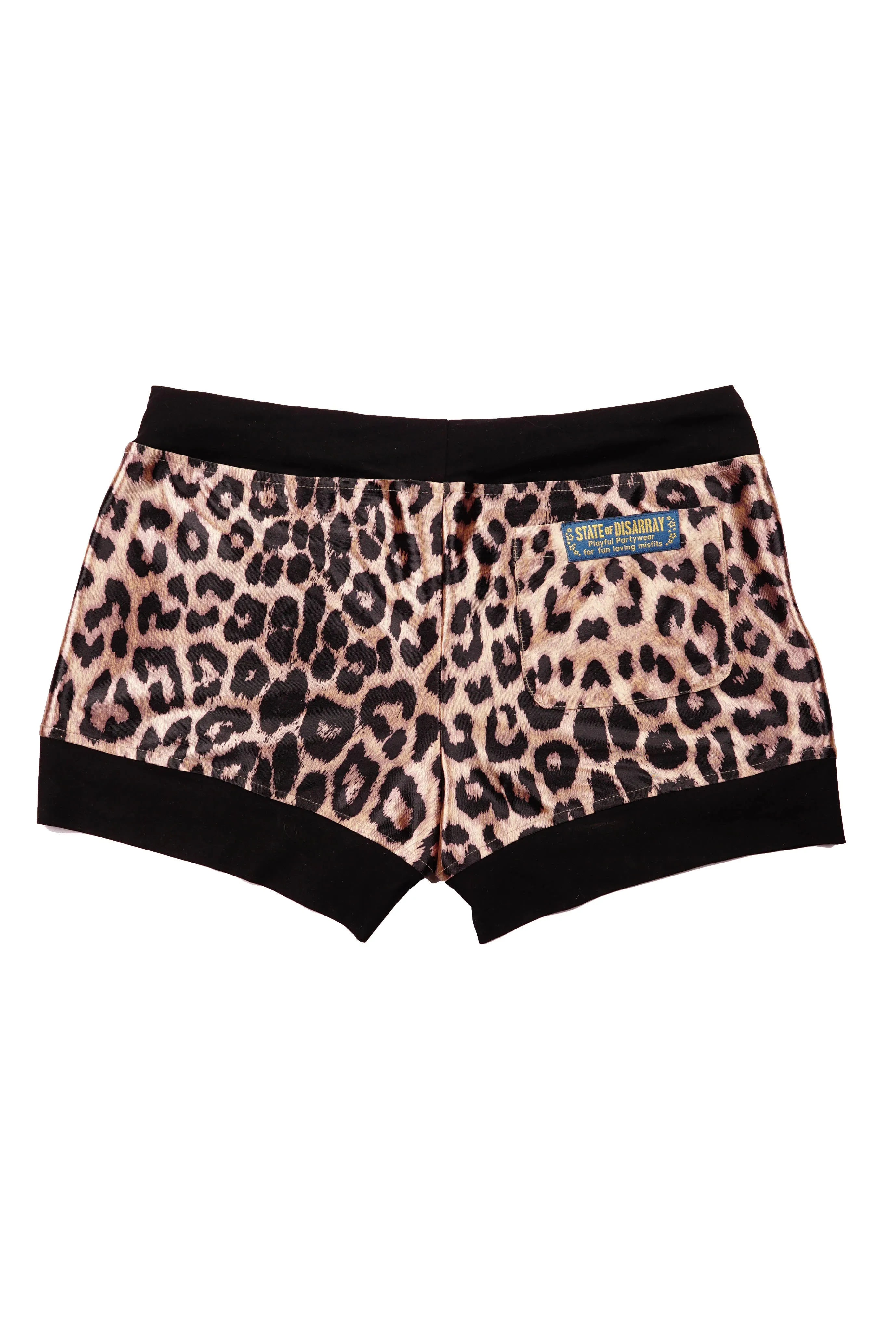 ONE LEFT! Size (XL) | Silky Leopard | Hot Pants