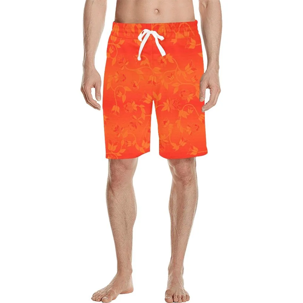 Orange Days - Orange Men's Casual Shorts