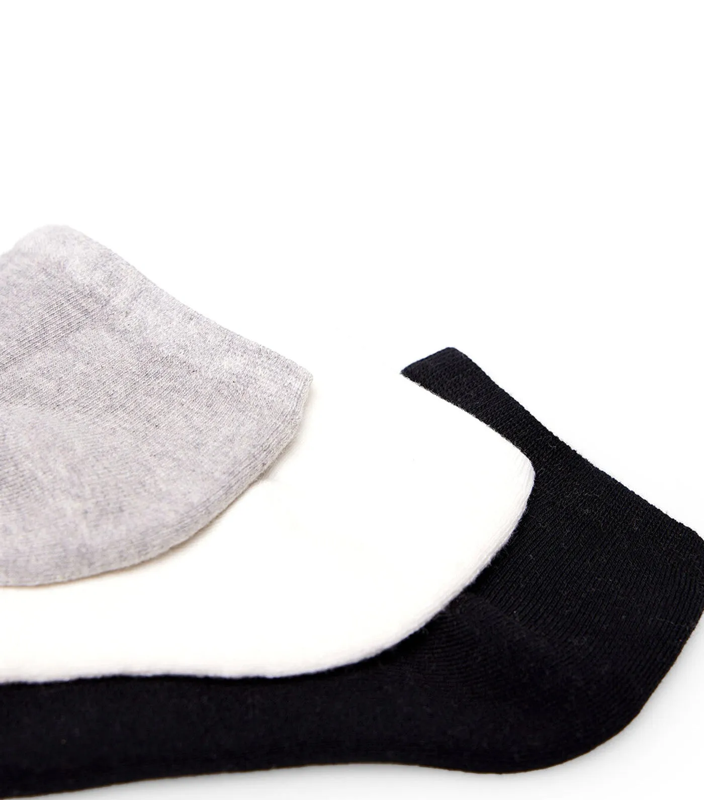 Pack of 3 Ankle Socks Gray