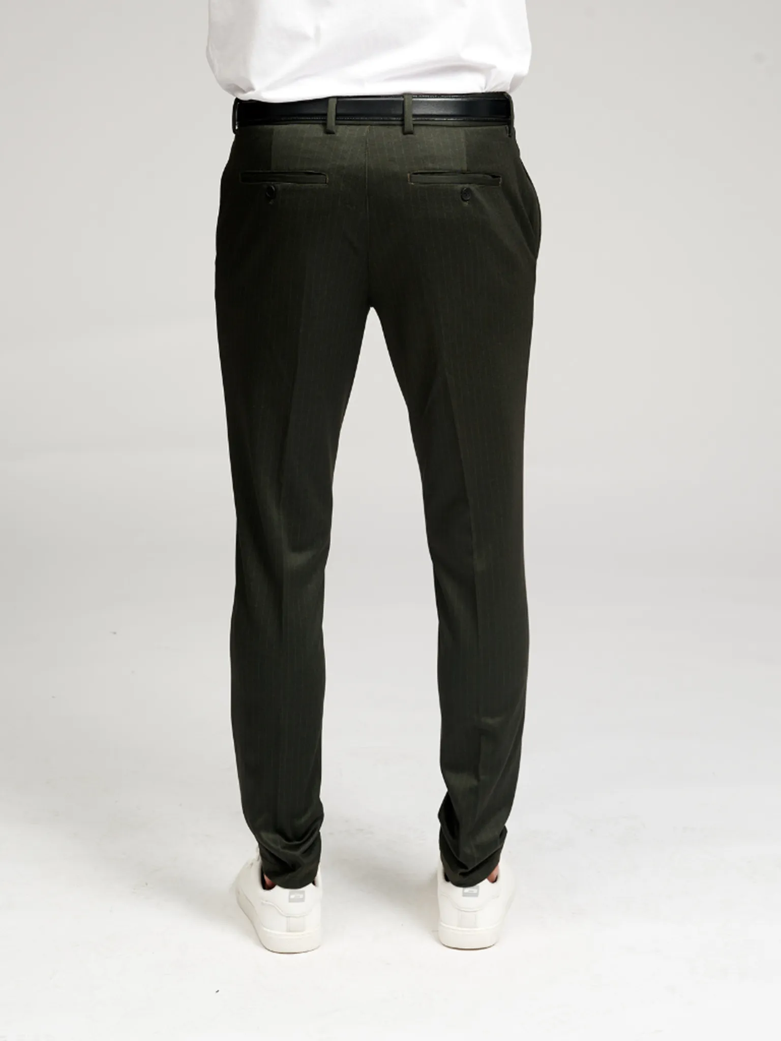 Performance Pants - Dark Green Striped (Limited)