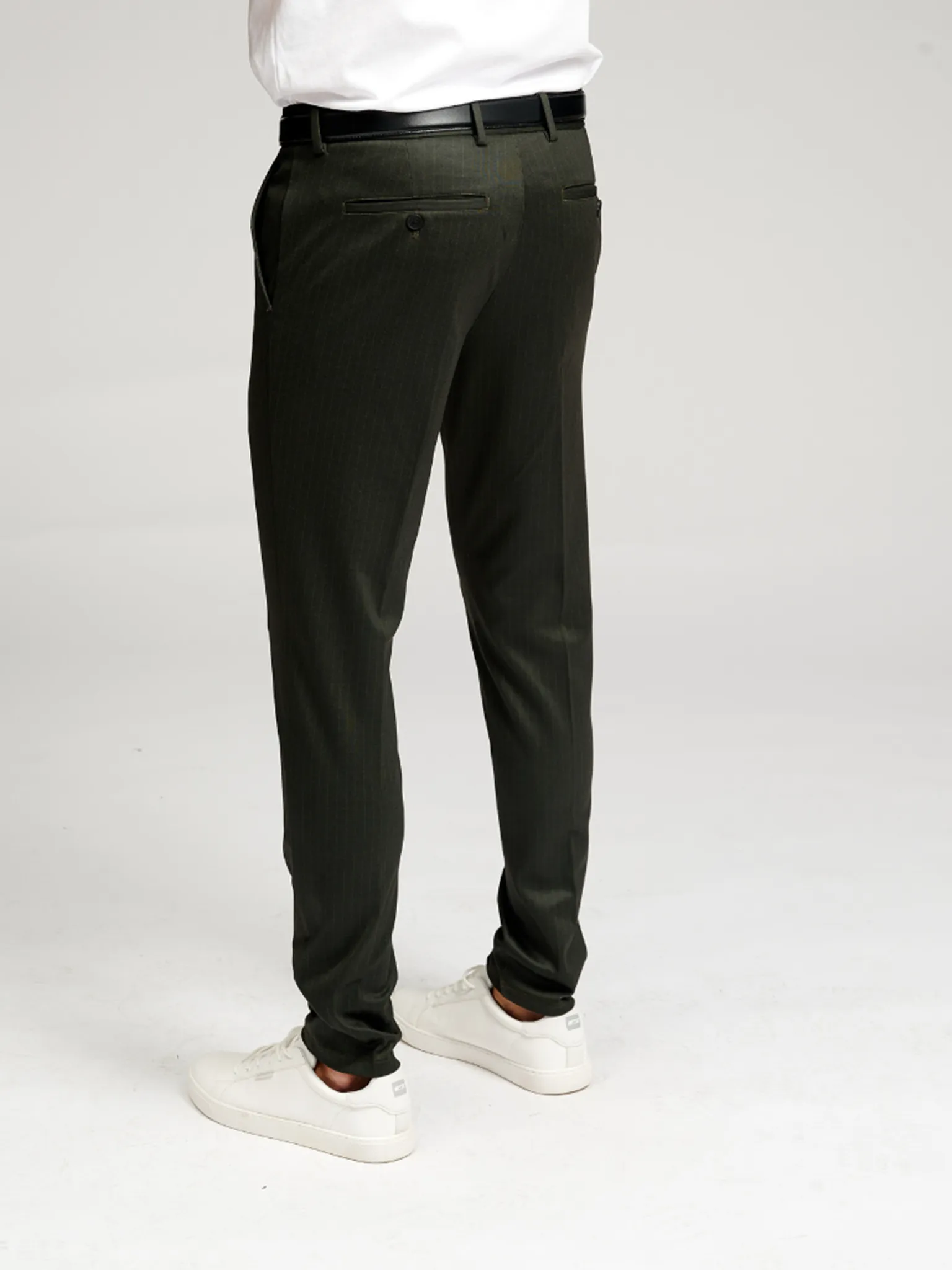 Performance Pants - Dark Green Striped (Limited)