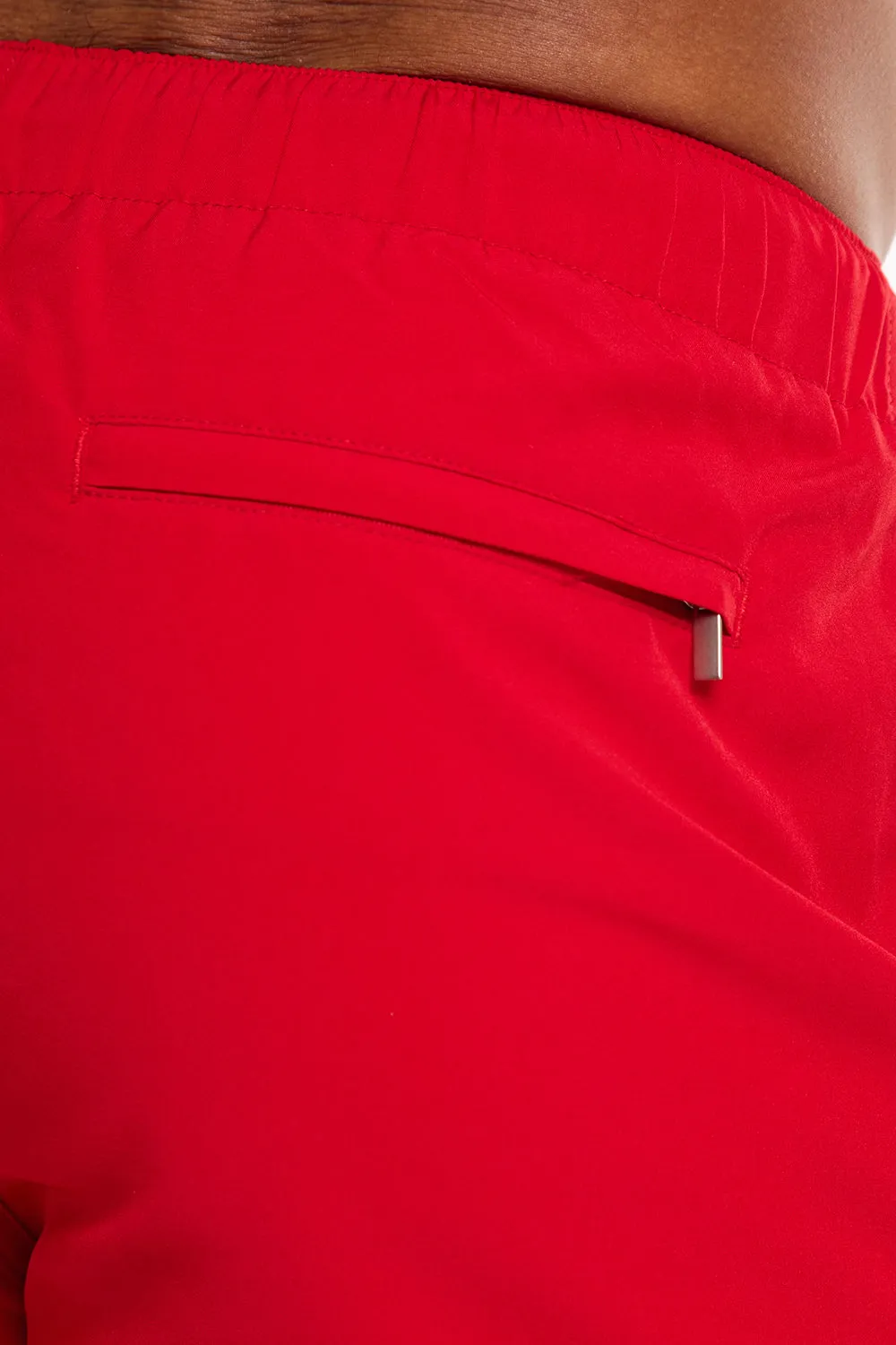 Plain Swim Shorts in Red