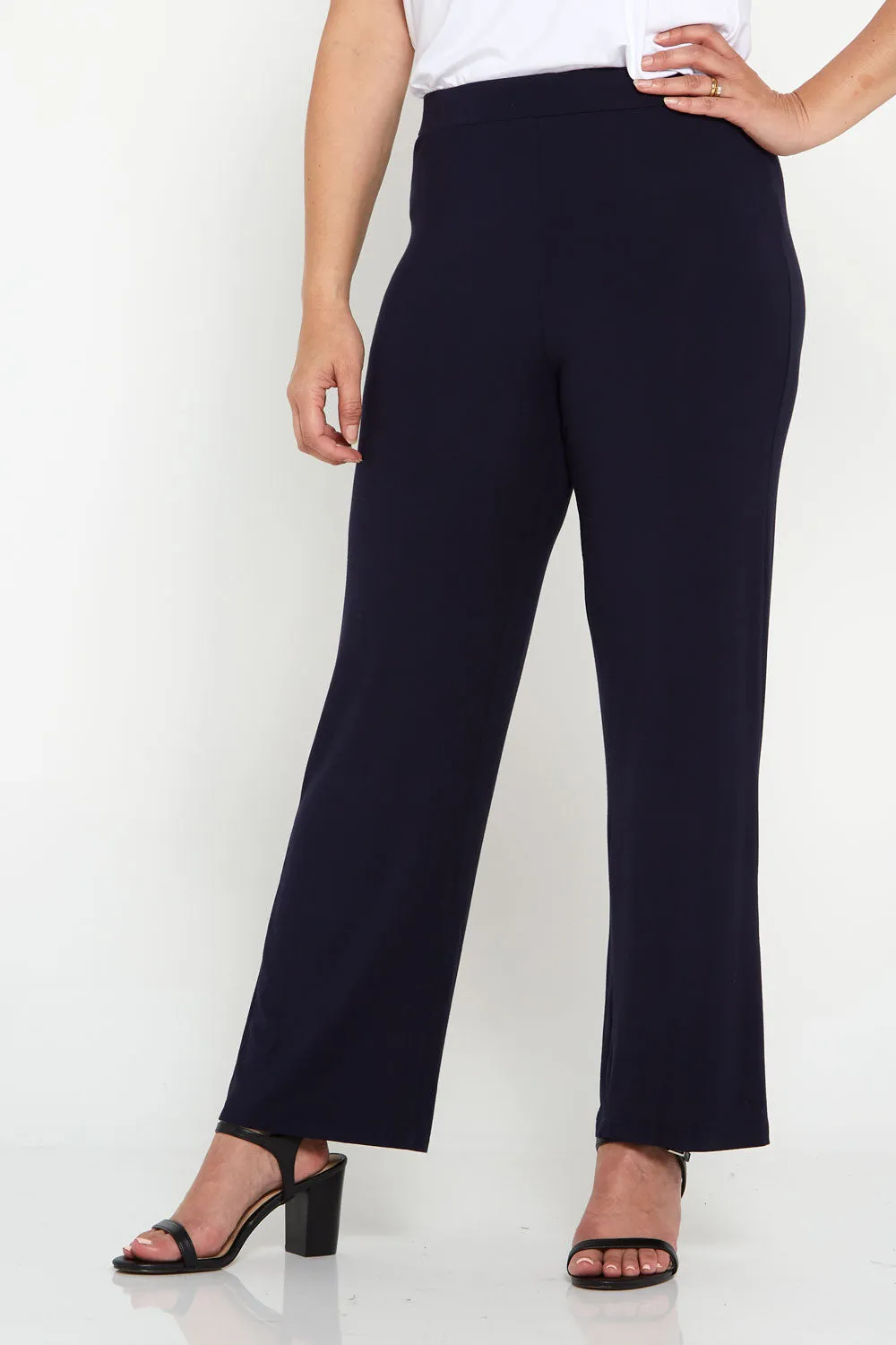 Raya Bamboo Pants - Navy