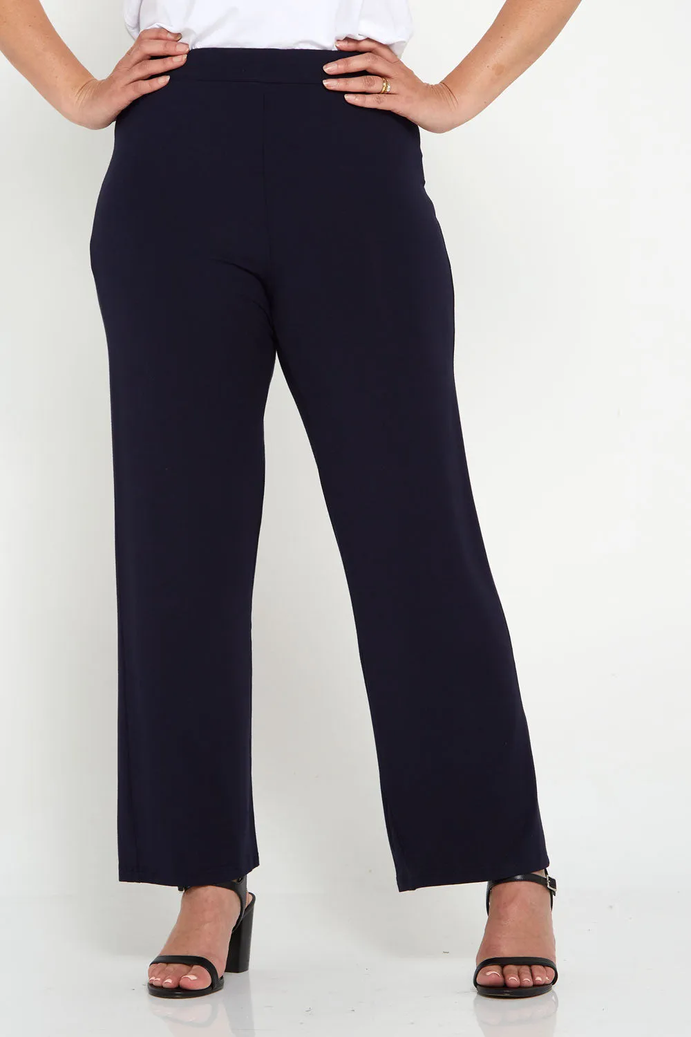 Raya Bamboo Pants - Navy