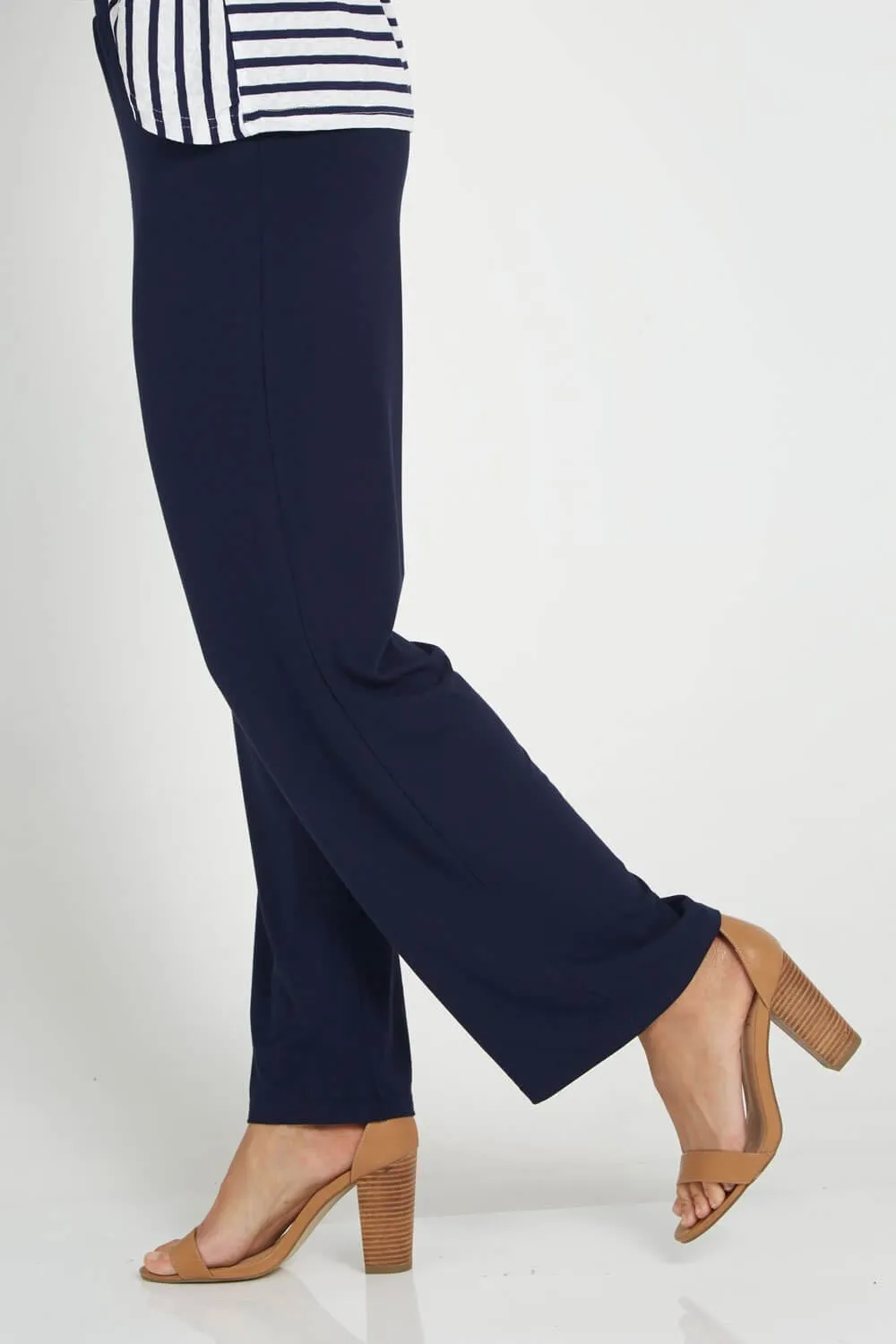 Raya Bamboo Pants - Navy