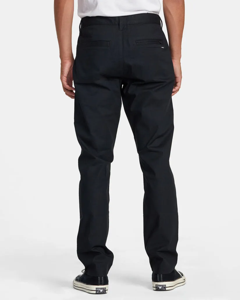 RVCA DAGGERS TECH TECHNICAL CHINOS - RVCA BLACK