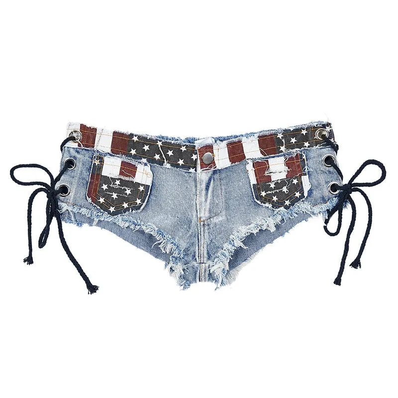 Sexy Summer Denim Shorts Hot Pants Ultra Short Women's Sexy Hole Jeans