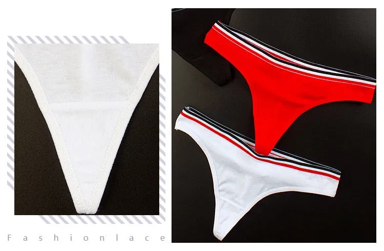 Simple Design Sporty Style Cotton Panties String Thongs Seamless Briefs Lingerie Fashion Soft Underwear Yoga Shorts