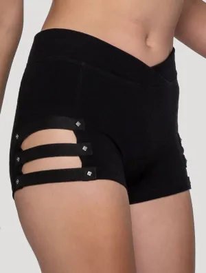 Slashed Mini Shorts