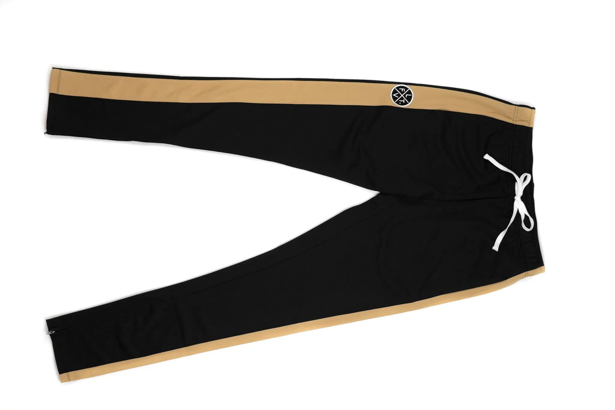 Slim Trackies - Black/Gold