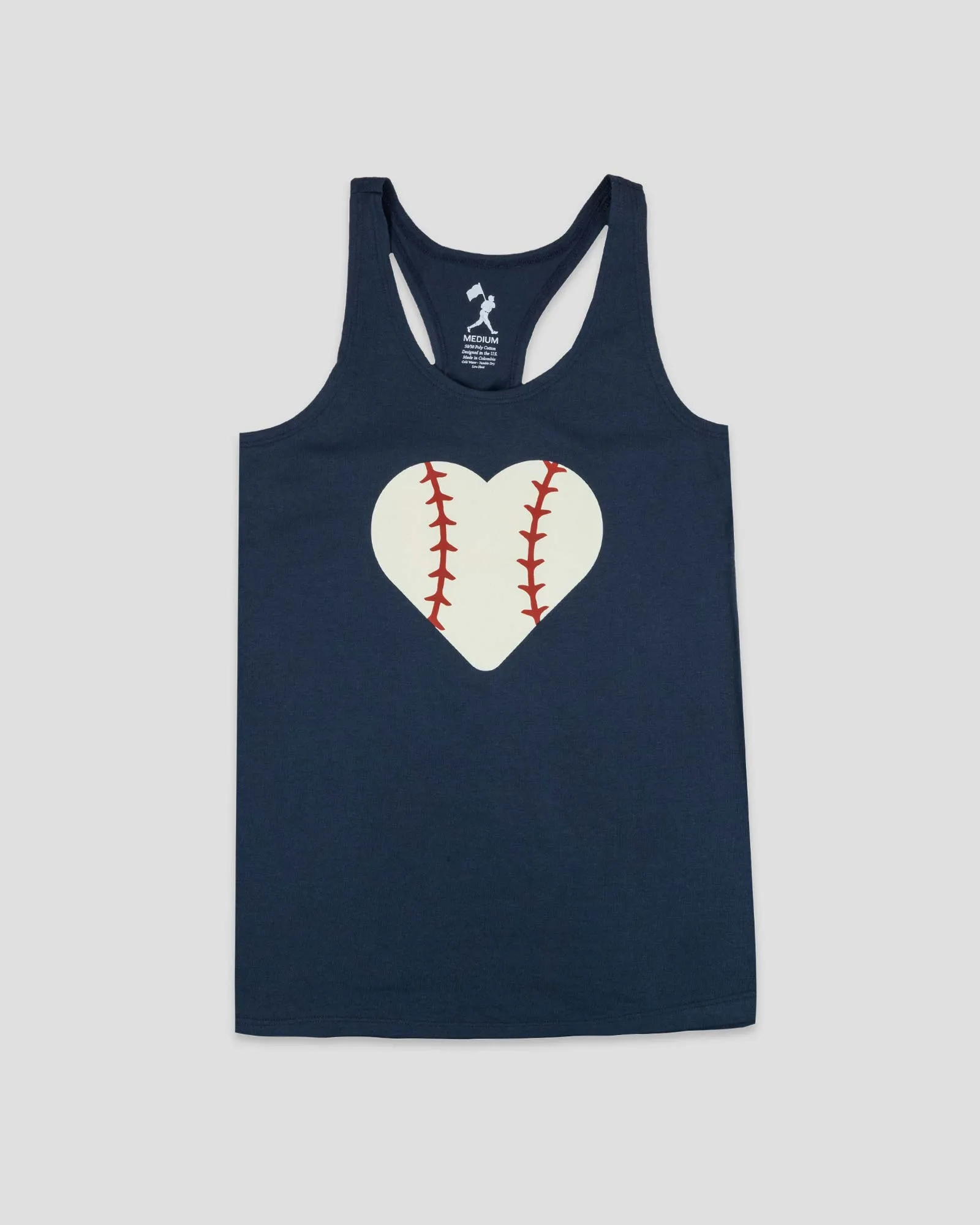 Stitched Heart Racerback Tank