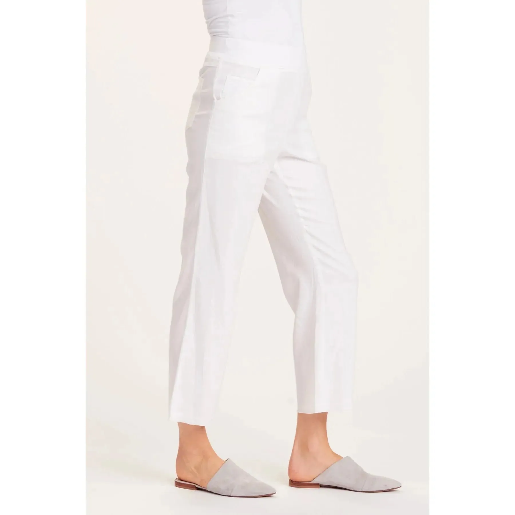 Tencel Twill Straight Leg Pant