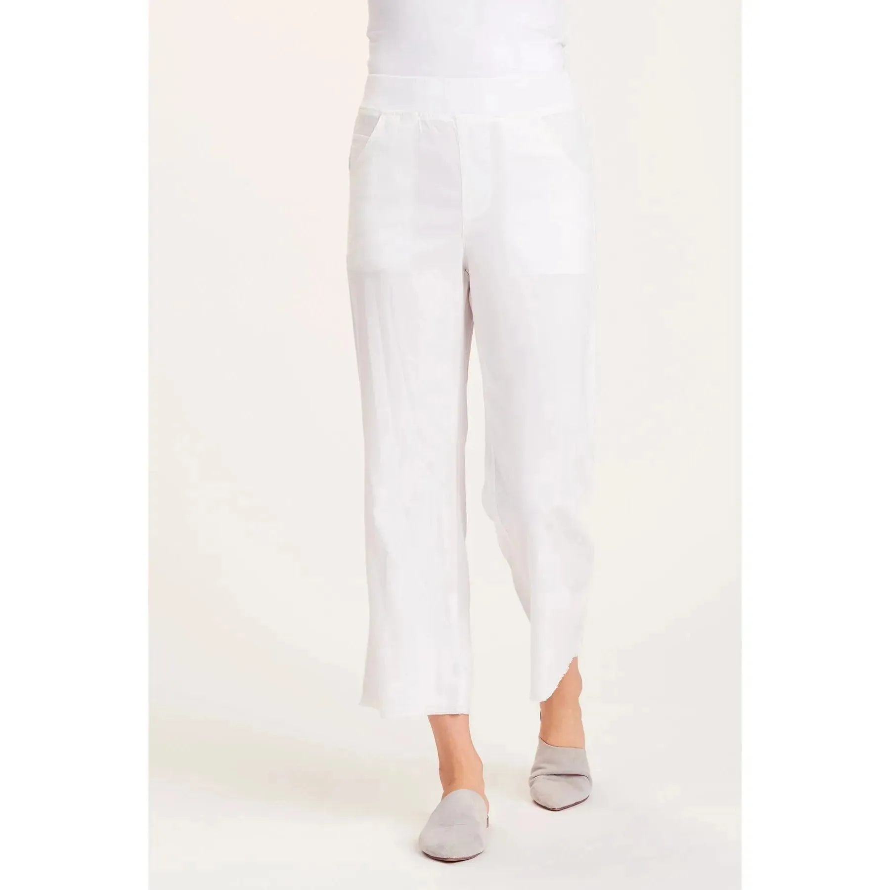 Tencel Twill Straight Leg Pant