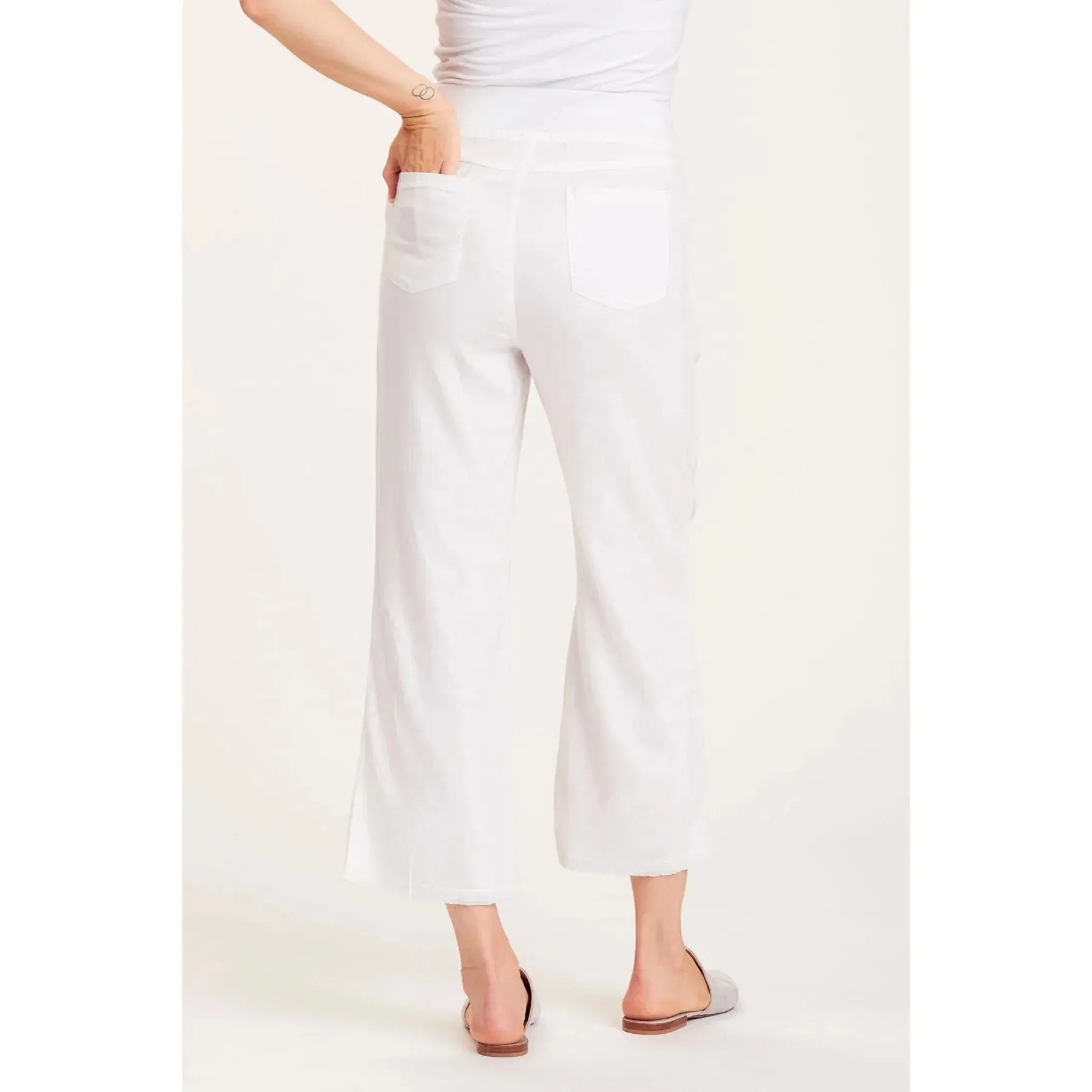 Tencel Twill Straight Leg Pant