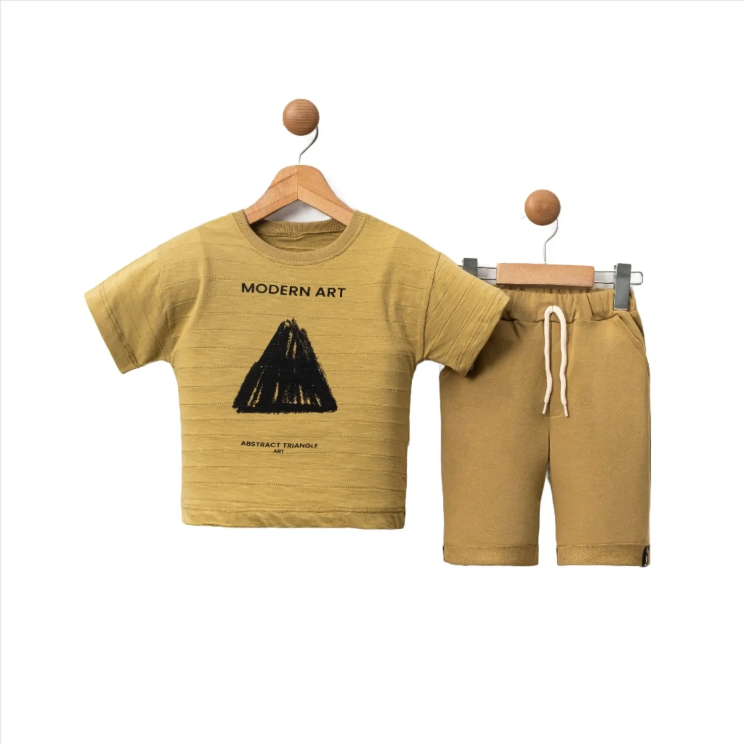 The Abstract Art Boys Casual Set