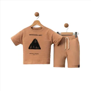 The Abstract Art Boys Casual Set