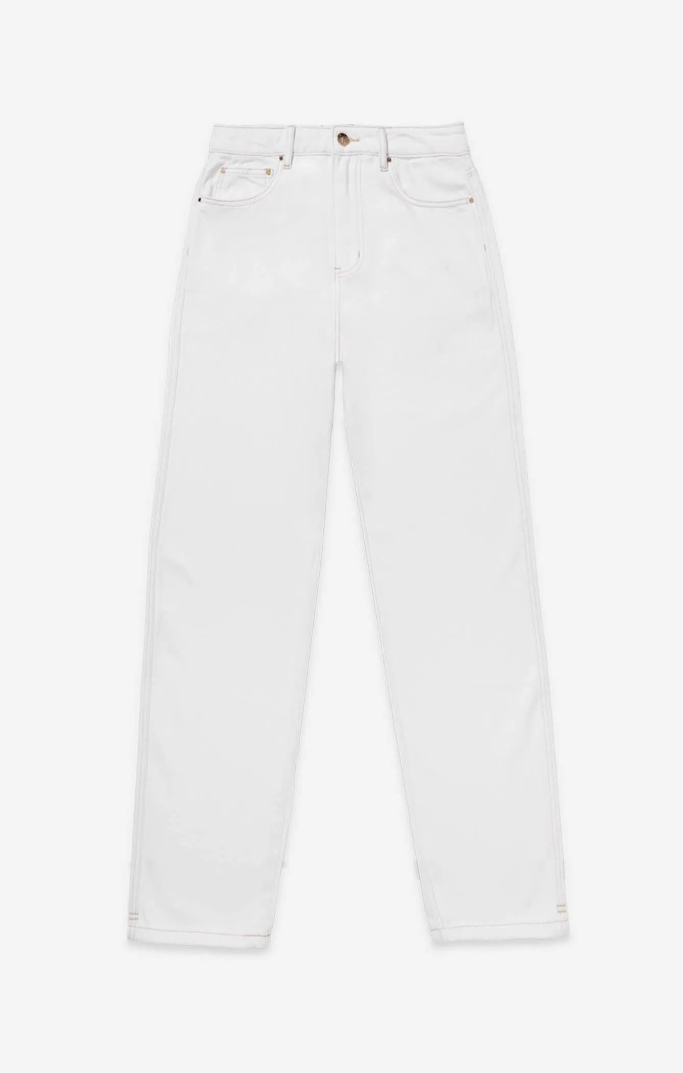 THE HIGH RISE STRAIGHT LEG - CRISP WHITE