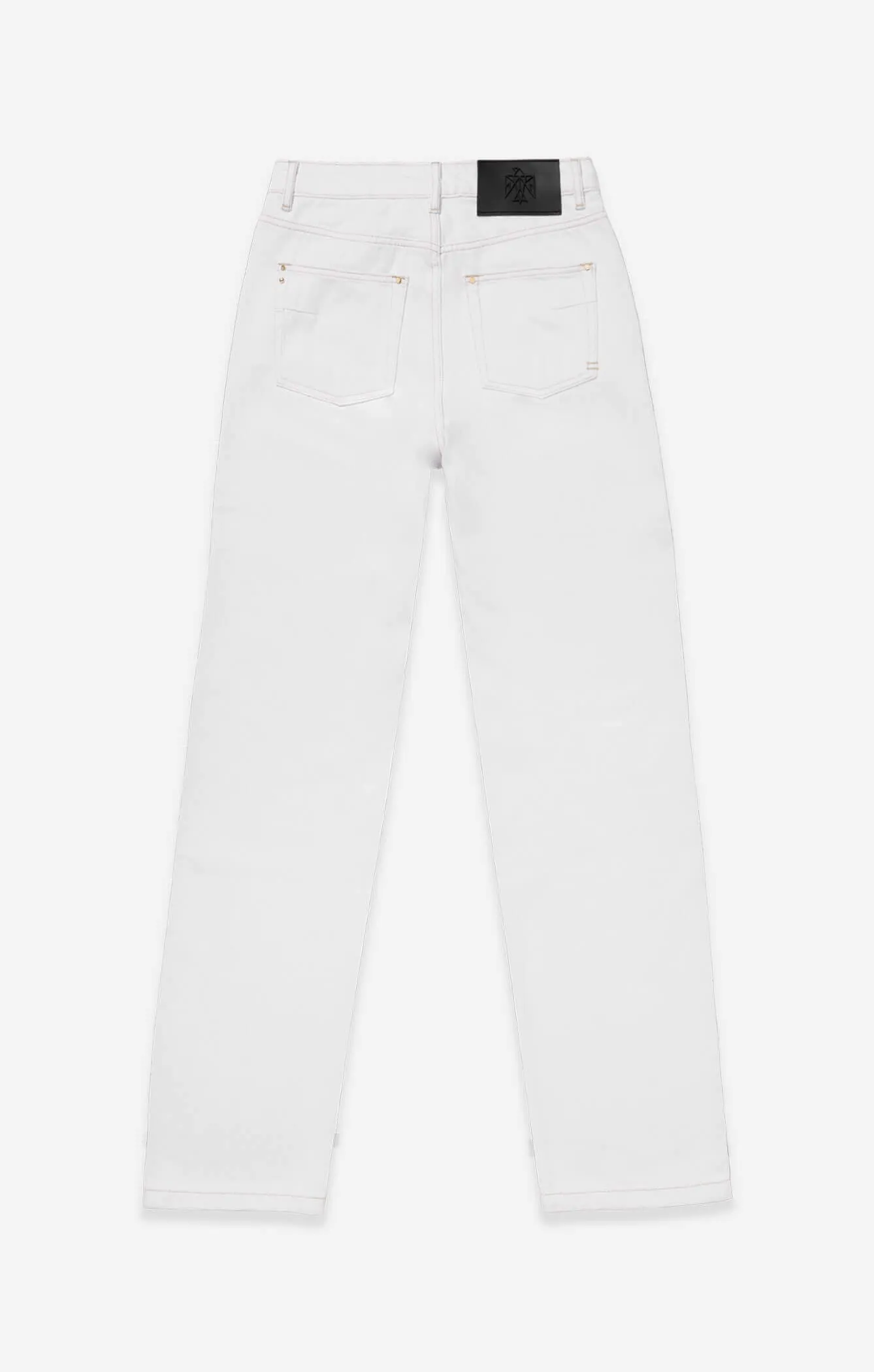 THE HIGH RISE STRAIGHT LEG - CRISP WHITE