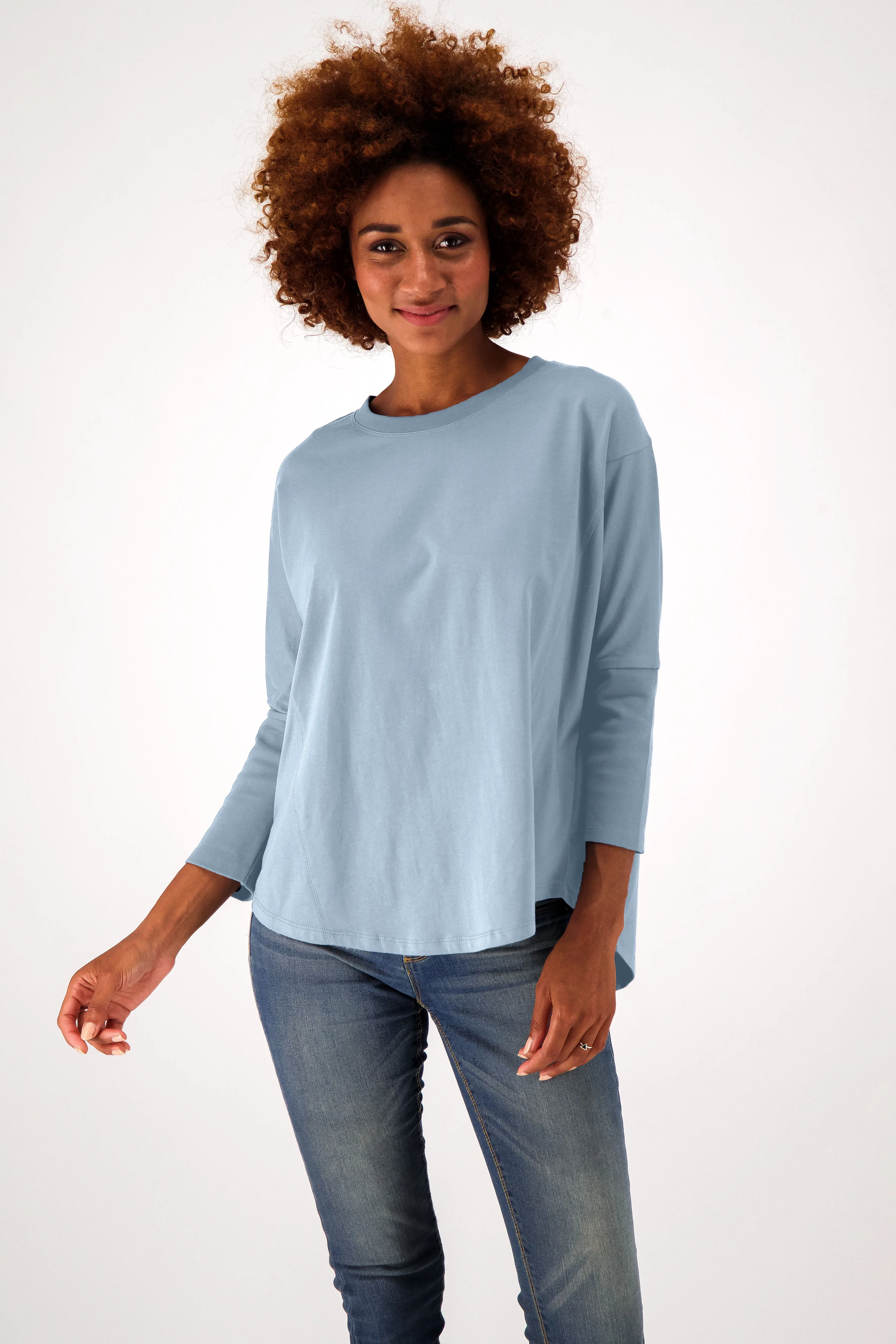 The Relaxed Fit Eco-Batwing Tee 