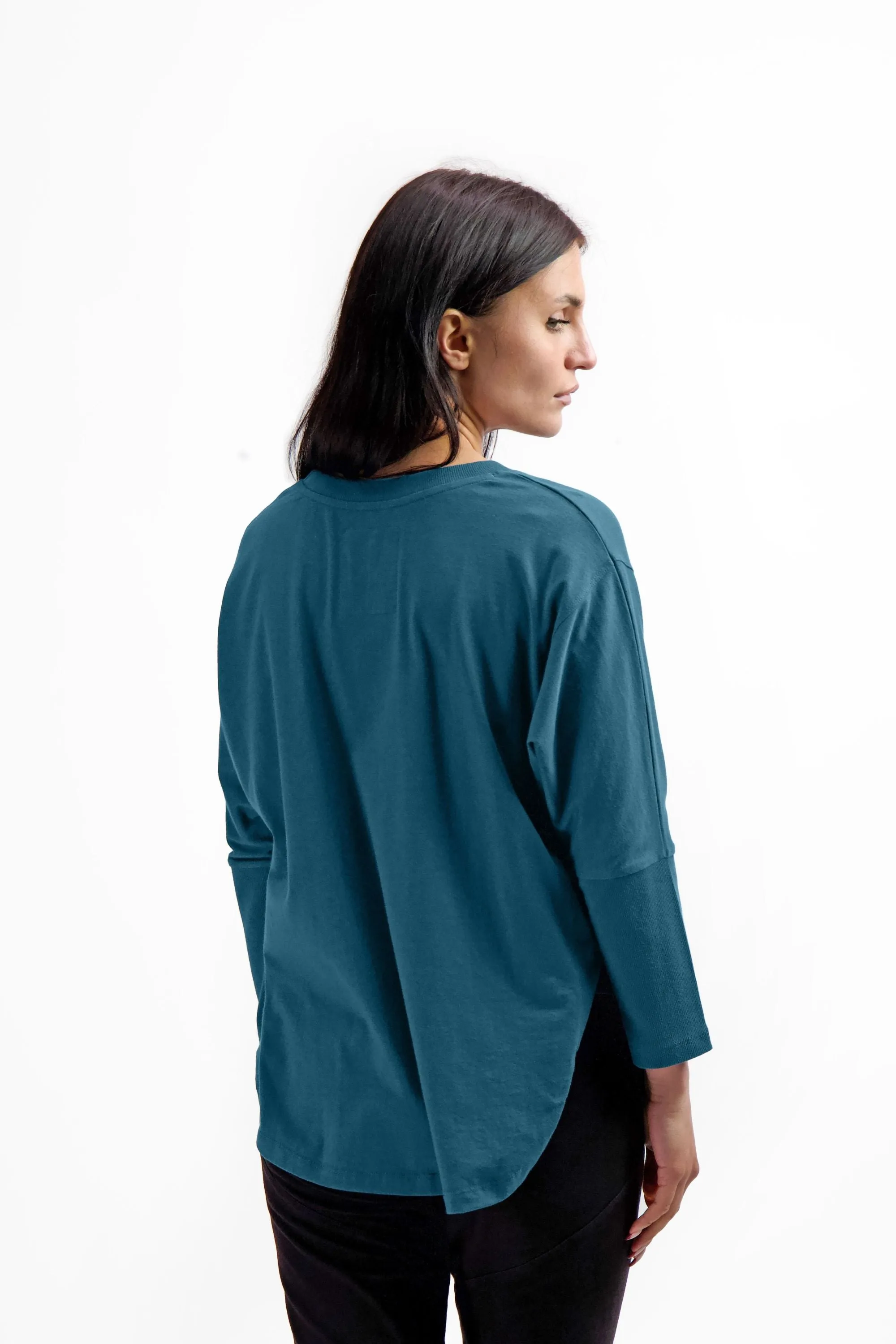 The Relaxed Fit Eco-Batwing Tee 