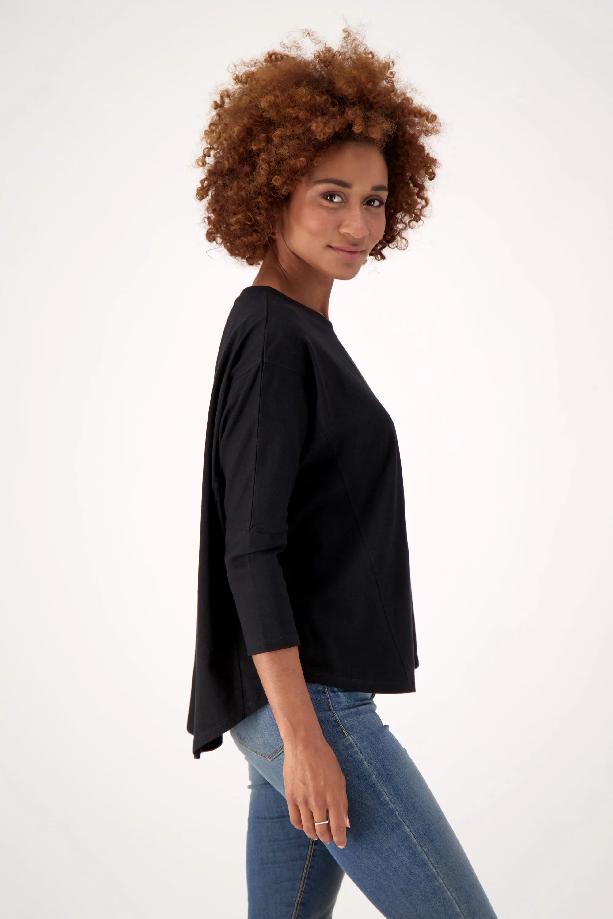 The Relaxed Fit Eco-Batwing Tee 