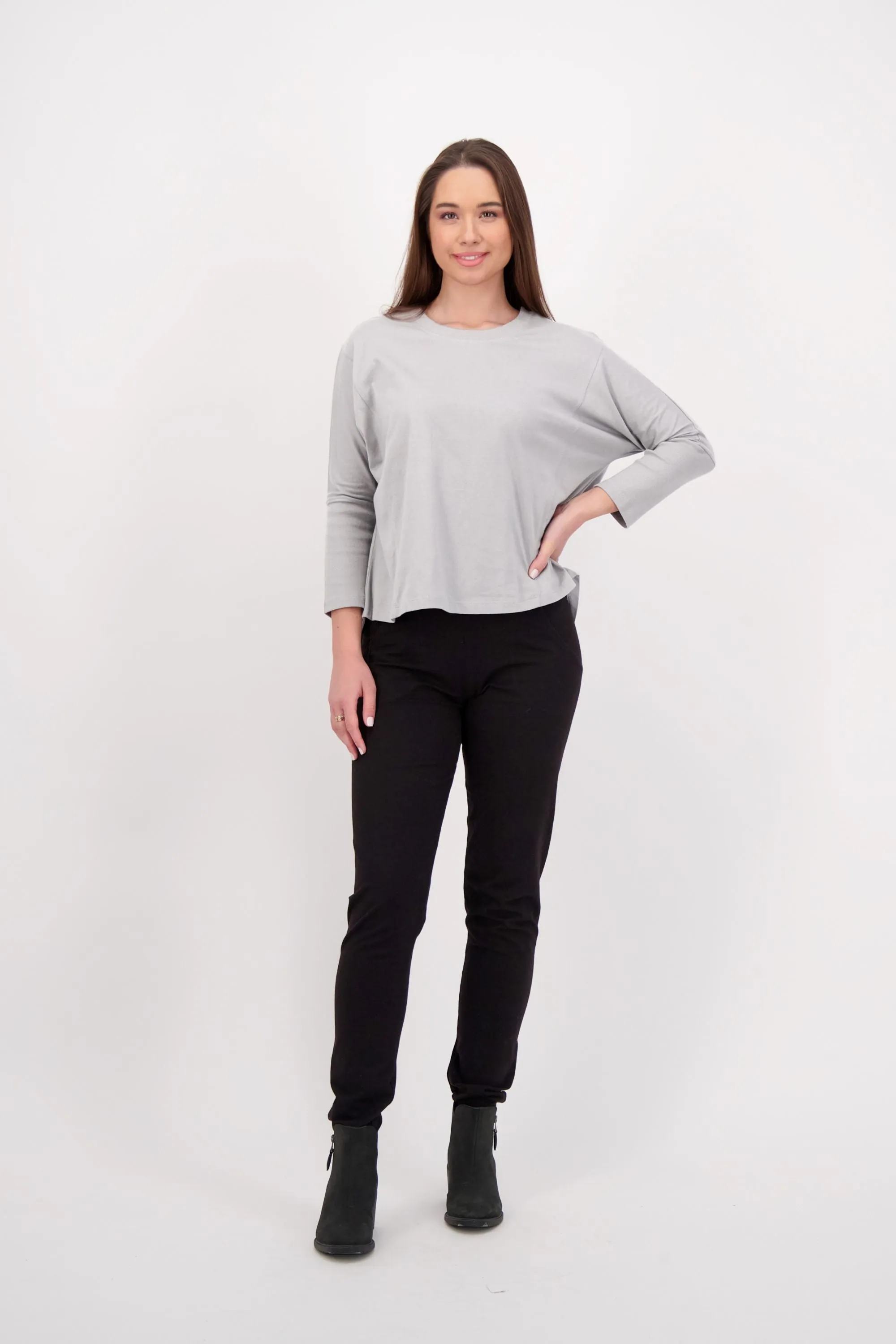 The Relaxed Fit Eco-Batwing Tee 