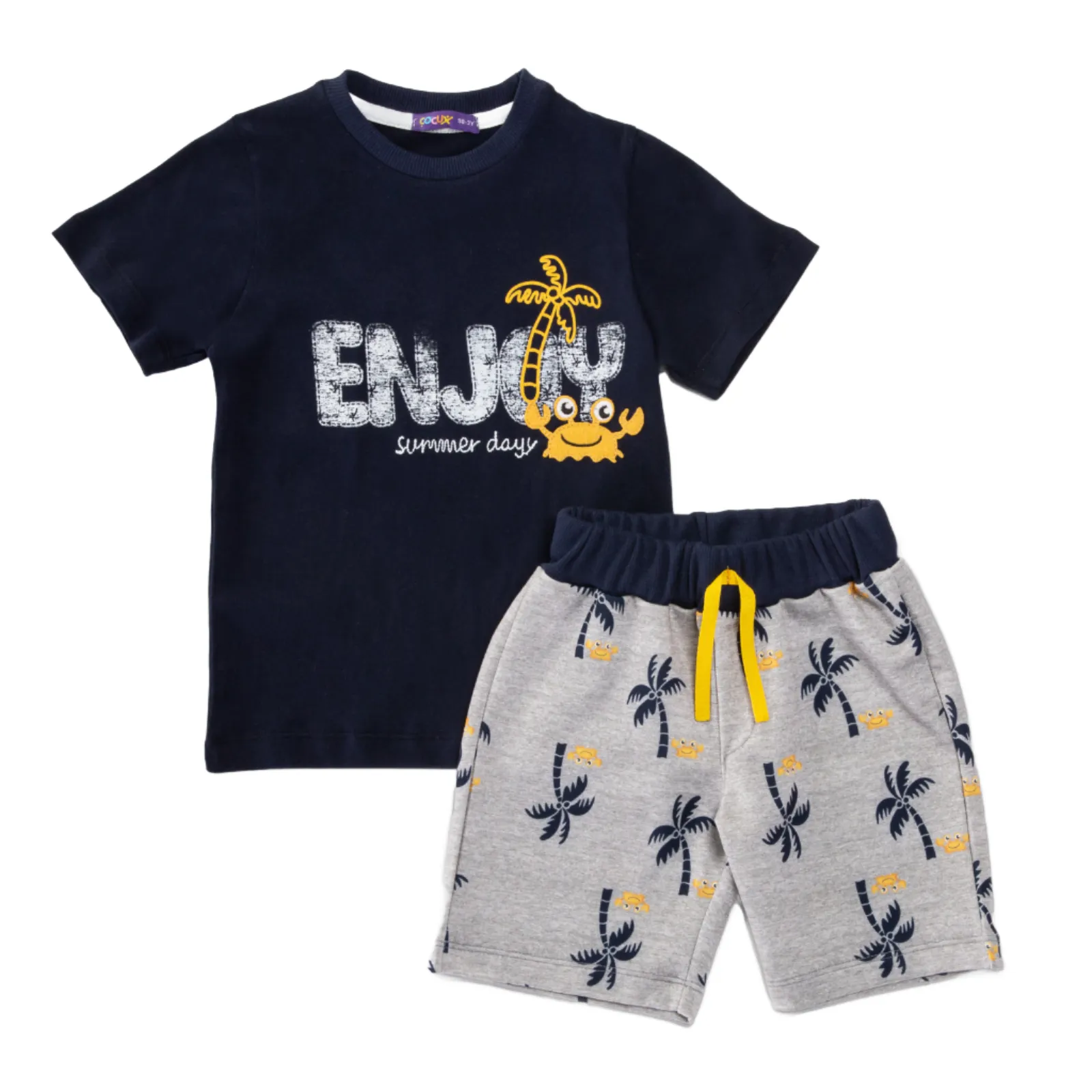 Tropical Joy Boys Casual Set