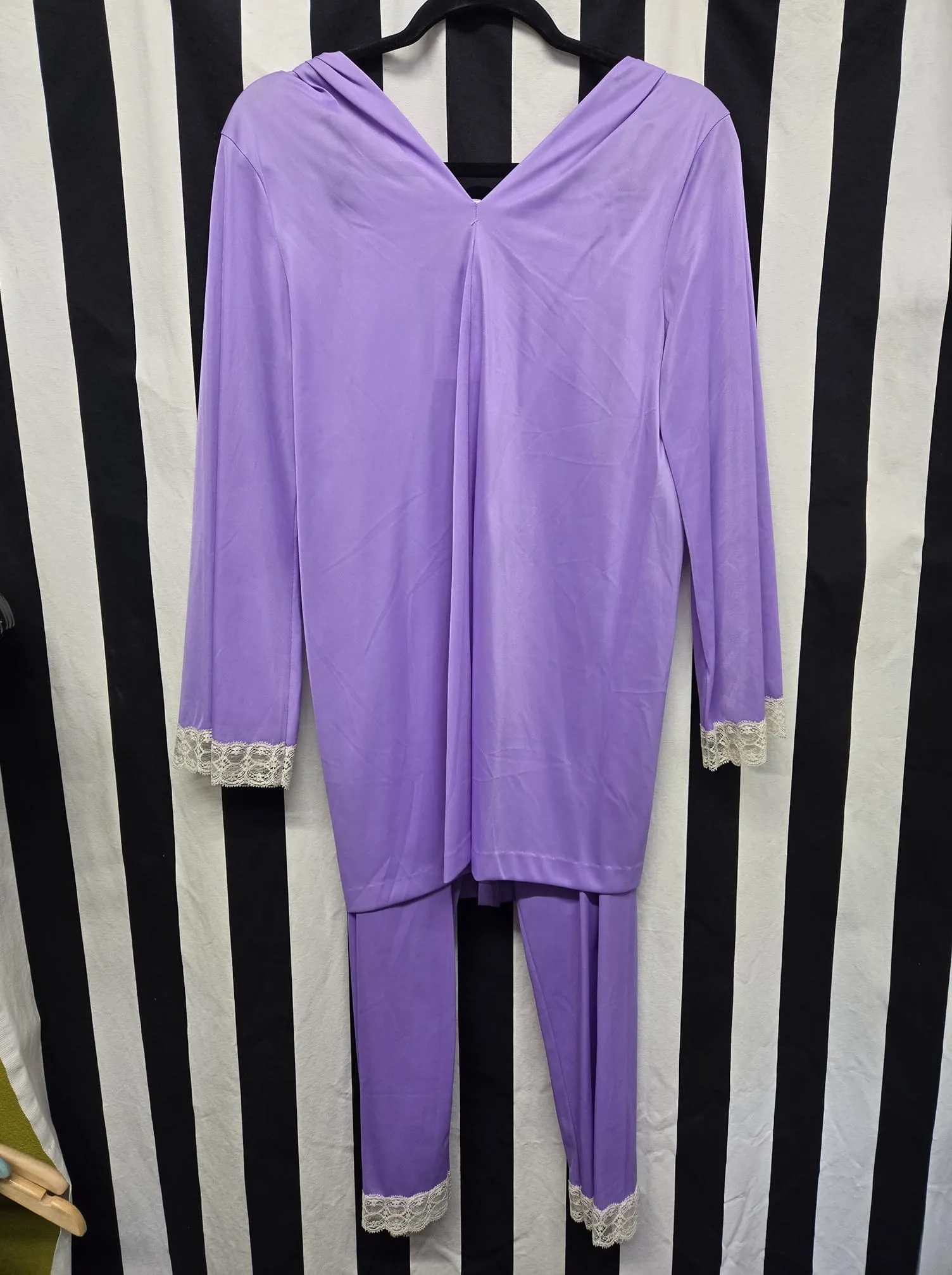 Vintage 1960's Purple Pajama Set