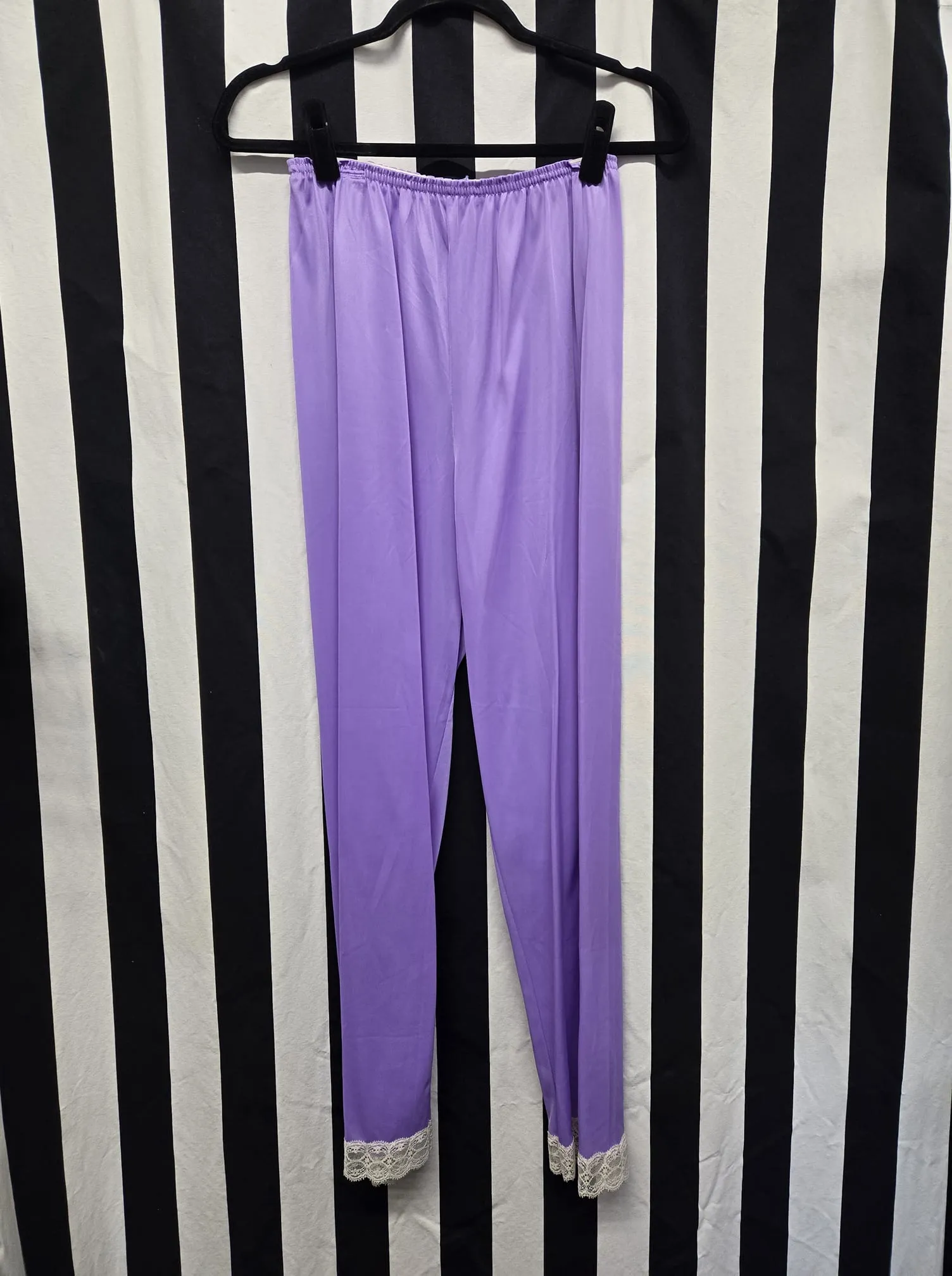 Vintage 1960's Purple Pajama Set