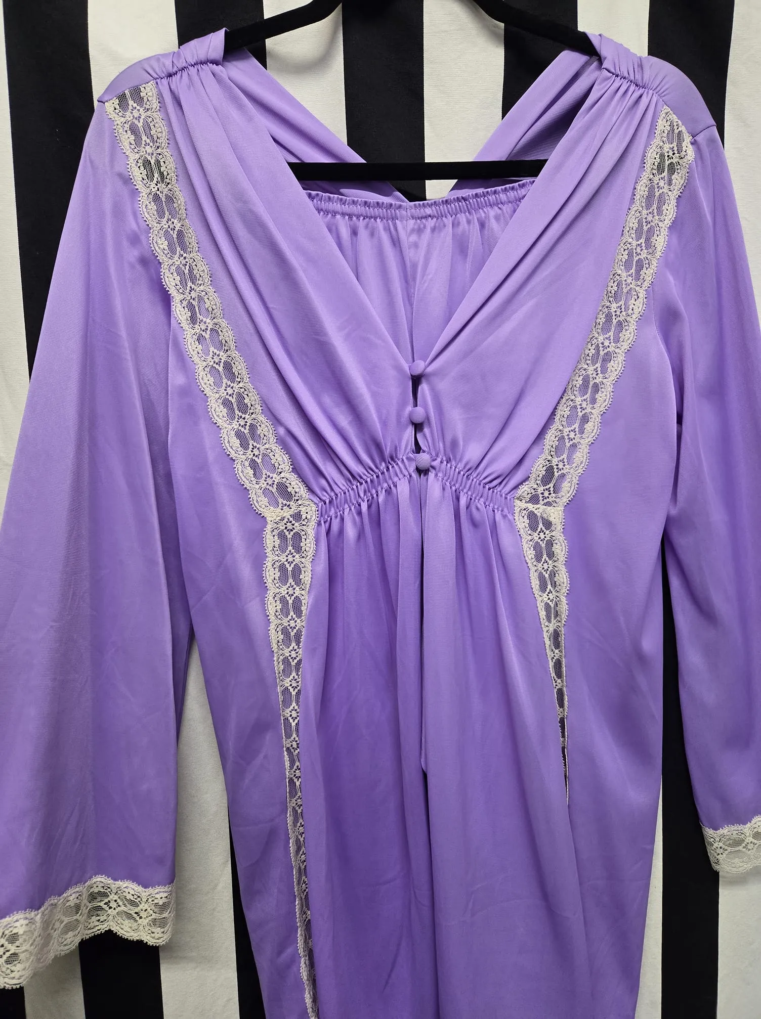 Vintage 1960's Purple Pajama Set