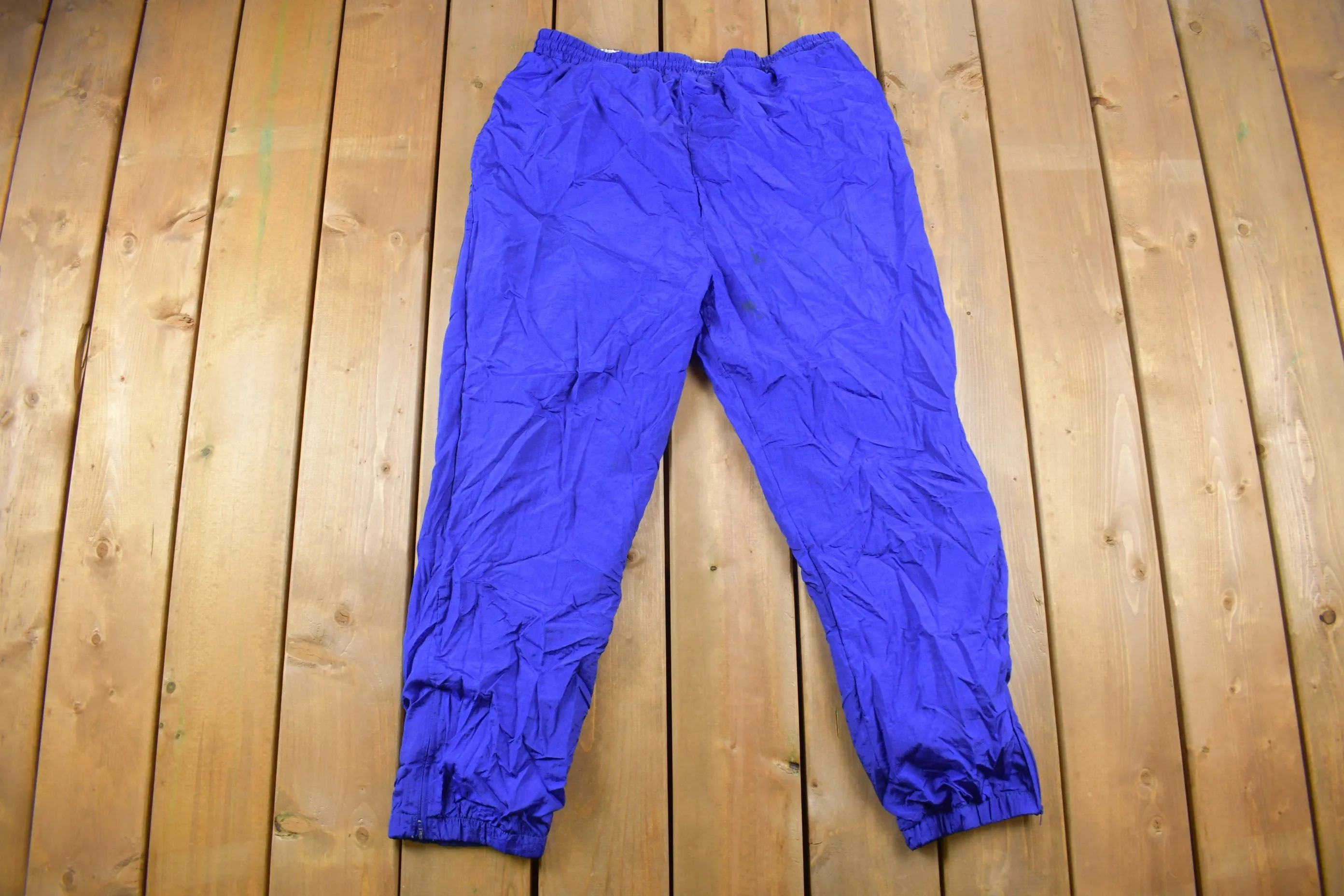 Vintage 1990s Wilson Blue Track Pants Size Large