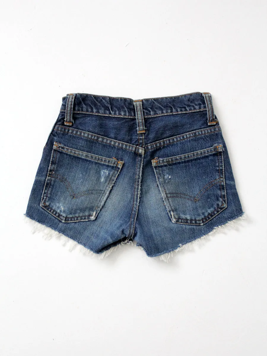 vintage Levi's denim cut offs, waist 24