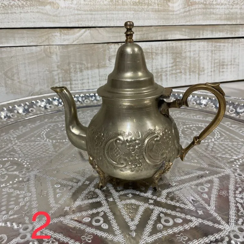 Vintage Moroccan Tea Pots - 25% OFF AT CHECKOUT