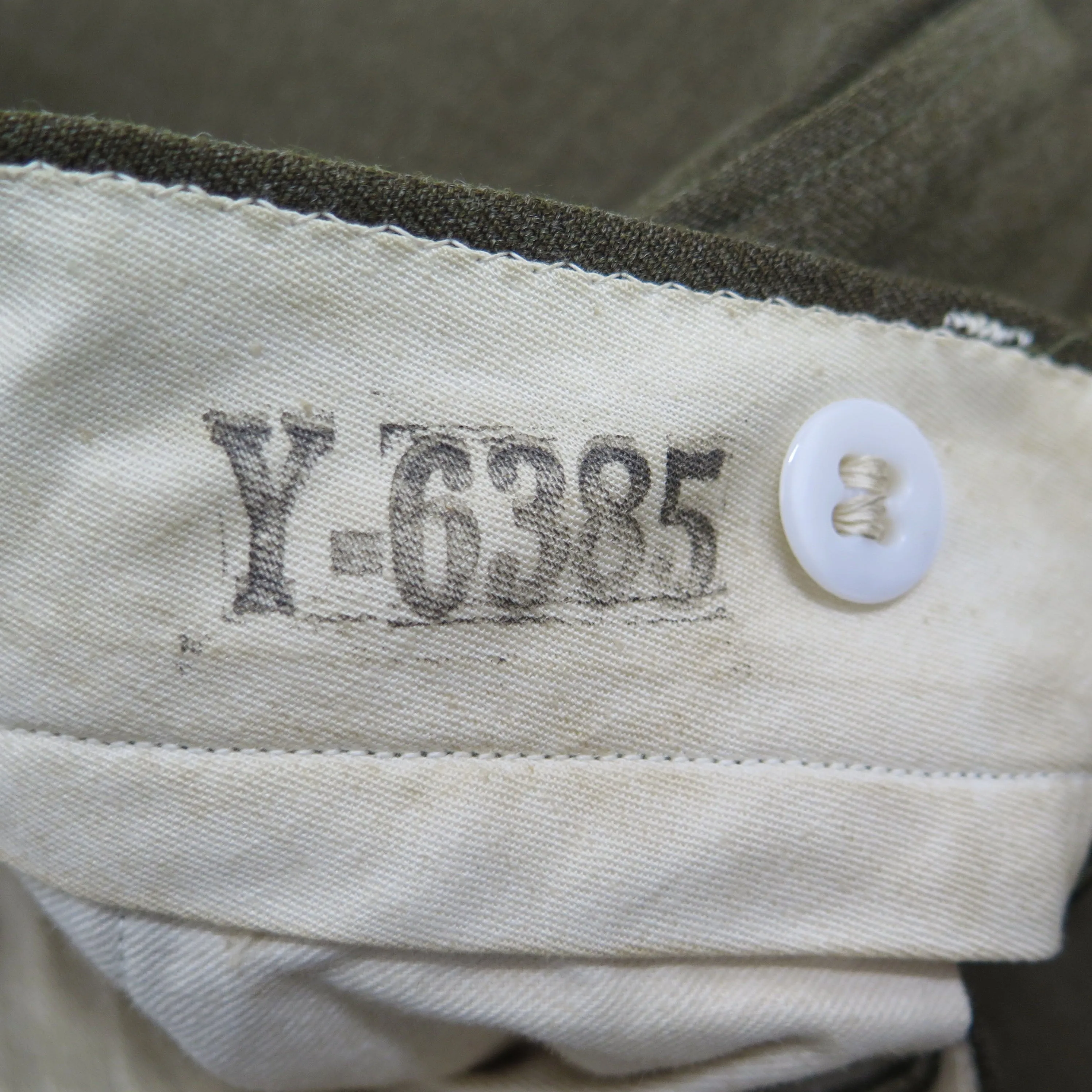 VINTAGE US ARMY FIELD TROUSERS PANTS M-1951 M51 1950'S SIZE 30X31