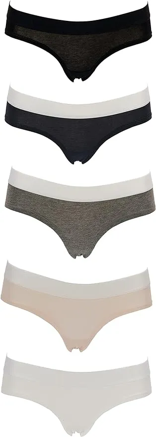 Womens Hipster Underwear Pack Soft Cotton Ladies Panty - 10 Pack